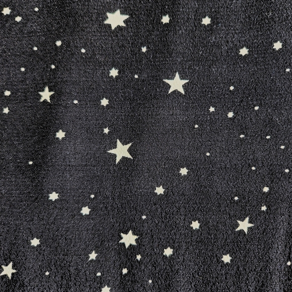 H&M Long Sleeve Black Dress With Stars - Picture 6 of 8